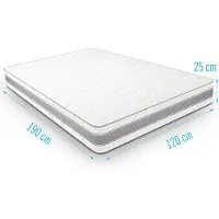Droommatras Traagschuimmatras Medimax 120x190 dikte 25 cm