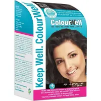 Colourwell 100% natuurlijke haarkleuring mild zwart