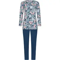 Pastunette Duurzame katoenen pyjama floraprint | Maat 50