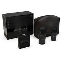 Mauboussin Pour Lui In Black Gift Set Edp 100ml, Shower Gel 100ml, Aftershave Balsem 50ml en Zwarte Toilettas