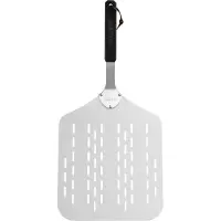 Cozze Pizzaschep Met Gaatjes Aluminium Zilver 60 cm
