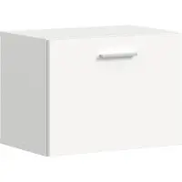 Xonox Home Vaga schoenenkast wandgemonteerd 52x39cm 1 klepdeur wit.