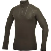 Woolpower Skipully Unisex Zip Turtleneck Lite Pine Green-L