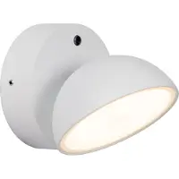 Lucide FINN - Wandlamp Binnen/Buiten - LED - 1x12W 3000K - IP54 - Dag/nacht sensor - Wit