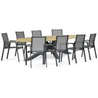 Lifestyle Garden Furniture Lifestyle Fiora/Diogo 280 cm dining tuinset 9-delig