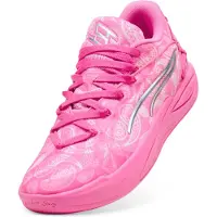 Puma Stewie 4 ST4RZ basketbalschoenen voor Dames, Roze/Wit, Maat 40,5