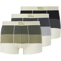 QS Boxershorts ecru / marine / navy / groen