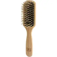 TEK Medium Size Paddle Brush With Short Wooden Pins
