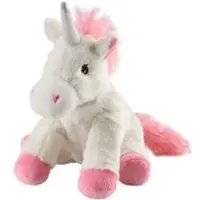 Warmies Kruik Plush - Soframar - Witte Eenhoorn - Magnetronbestendig - 23x12x5 cm - Voor Juniors