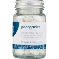 Georganics Mondspoeling pepermunt 100 ml Mondwater