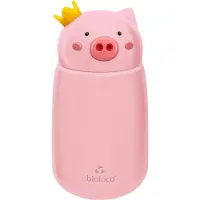 CHICMIC Bioloco - Thermosfles Mini RVS - Varken met Kroontje - Dubbelwandig - 320ml - Kind