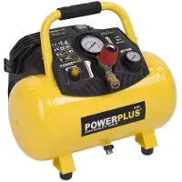 Powerplus POWX1723 Compressor - Luchtcompressor - 1100W - 10 bar - Olievrij - 12L tankinhoud