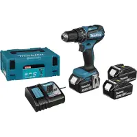Makita DHP485RF3J Accu klop-/schroefboormachine 18V 3x 3.0Ah in Mbox