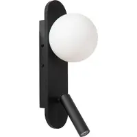 Lucide Bedlampje Kelly zwart