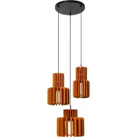 Lucide ROLLO - Hanglamp - 3xE27 - Terracotta