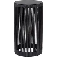Lucide PINGI - Oplaadbare Tafellamp Binnen/Buiten - Accu/Batterij - Ø 33,5 cm - LED Dimb. - 1x3W 3000K - IP44 - Zwart