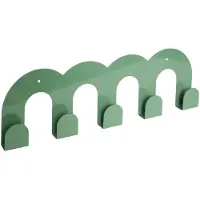 Atmosphera Kapstok Callista - 5 haken - 50x16cm - Groen