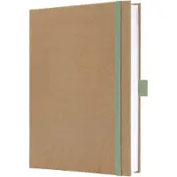 Sigel Jolie notitieboek - A5 - kraft - Pure Mint - blanco pagina's - SI-JN841