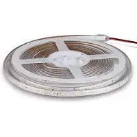 V-TAC VT-3528 LED-strip, SMD 3528, rode kleur, 5 W/m, 60 LED/m, IP65, rood licht, 12 V – 212036