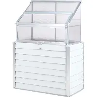 Beliani NOVOLI - Balkonkas - Gebroken wit - Aluminium