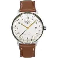 Bauhaus 2064-1 Dessau automatisch horloge 40 mm