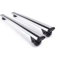 Farad Dakdragers geschikt voor Toyota Land Cruiser 250 (NG24) vanaf 2024 open dakrailing - Aluminium - Hoog laadvermogen 100kg - Wingbar Zwart - Merk