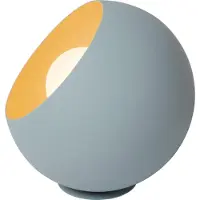 Lucide DOREDOS - Tafellamp - Ø 20 cm - 1xE27 - Pastel blauw
