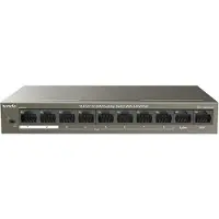 Tenda TEF1110P-8-63W netwerkswitch Unmanaged Fast Ethernet (10/100) Power over Ethernet (PoE) Zwart