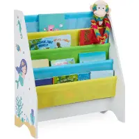 Relaxdays kinderboekenkast - boekenkast kinderen - speelgoedkast - kinderkast boeken - B