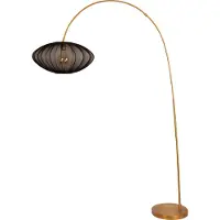 Lucide CORINA – Vloerlamp Arc – 1xE27 - Zwart