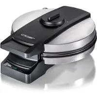 Cloer Wafelijzer - - 1898XL - Extra grote wafel 19,5 cm - 1200 watt - Antiaanbak