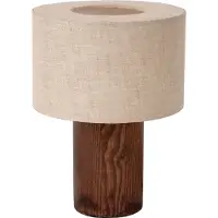 Lucide Tafellamp Tachina hout E14