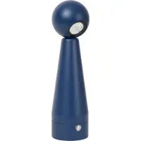 Lucide IPSOS - Oplaadbare Tafellamp - Accu/Batterij - LED Dimb. - 1x3W 2700K - Blauw