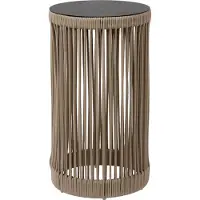 Lucide PINGI - Oplaadbare Vloerlamp Binnen/Buiten - Accu/Batterij - Ø 33,5 cm - LED 3 StepDim - 1x3W 3000K - IP44 - Taupe - Japandi