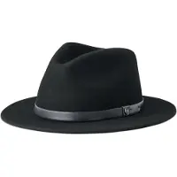 Brixton Hoed 'MESSER FEDORA' zwart