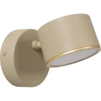 Lucide GIAN - Wandlamp - LED Dimb. - Taupe