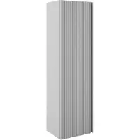 Saniclass Prime Blend Hoge Kast - 120x34.5x27.5cm - 1 deur - mat greige (grijs) - MDF ARES_HIGH_CABINET_Greige