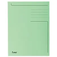 Exacompta 3-klepsmap Folio Groen Karton 78% Gerecycled 280 g/m²