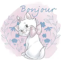 Komar Poster Aristokatten Marie - 30x40 Cm - Roze