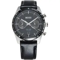 BOSS Analoog horloge 'Tourmaster' zwart / zilver
