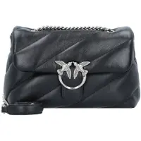 Pinko Schoudertas 'Love ' antraciet / zilver
