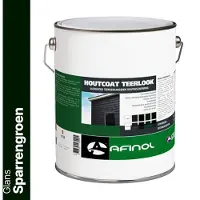 Afinol Houtcoat Teerlook Glans Sparrengroen 5 liter