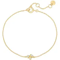 Glanzstücke Armband goudgeel / transparant