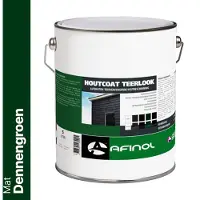 Afinol Houtcoat Teerlook Mat Dennengroen 5 liter