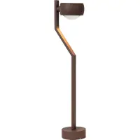 Lucide ESTAL - Sokkellamp - LED - 1x9W 2700K - IP54 - Roest bruin
