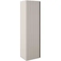 Saniclass Prime Blend Hoge Kast - 120x34.5x27.5cm - 1 deur - mat cotton (beige) - MDF ARES_HIGH_CABINET_Cotton