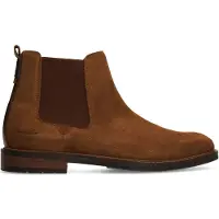 Van lier Cognac suède chelsea boots | Maat 43
