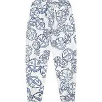 Schiesser Pyjamabroek ' 150 YEARS ' blauw / offwhite