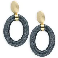LOTT. gioielli Dames Sieraden Oval With Bead Threated L - Goudkleurig - Maat ONESIZE