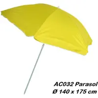 Power Escorts Parasol Ø 140 x 175 cm Geel